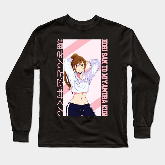 Kyouko Hori-Horimiya Long Sleeve T-Shirt by abdul rahim